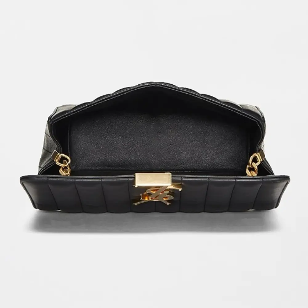 Crossbody YSL Handbag for Women: Elegant Quilted Chain Strap Handbag - Image 4