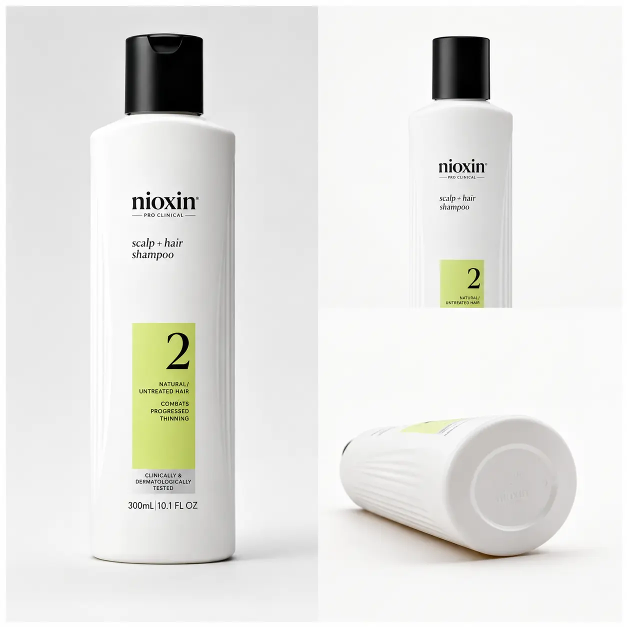 Nioxin System 2 shampoo for thinning hair with scalp care formula