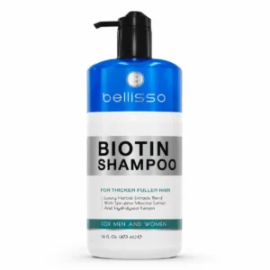 Bellisso shampoo with biotin for thicker, fuller hair