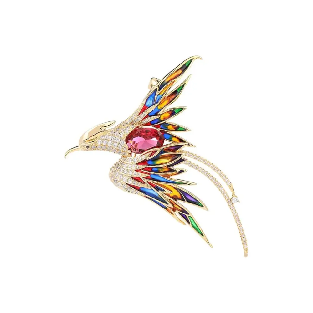 Gold Phoenix Brooch That Makes Luxury Gifting Effortless and Confident - Image 2