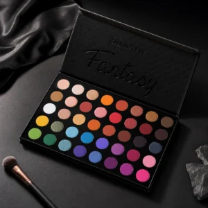 39-color eyeshadow palette with colorful matte and shimmer shades