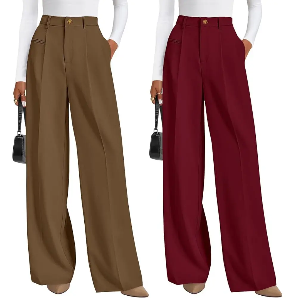 Wide Legs Dress Pants That Make Office Dressing Easier - Image 4
