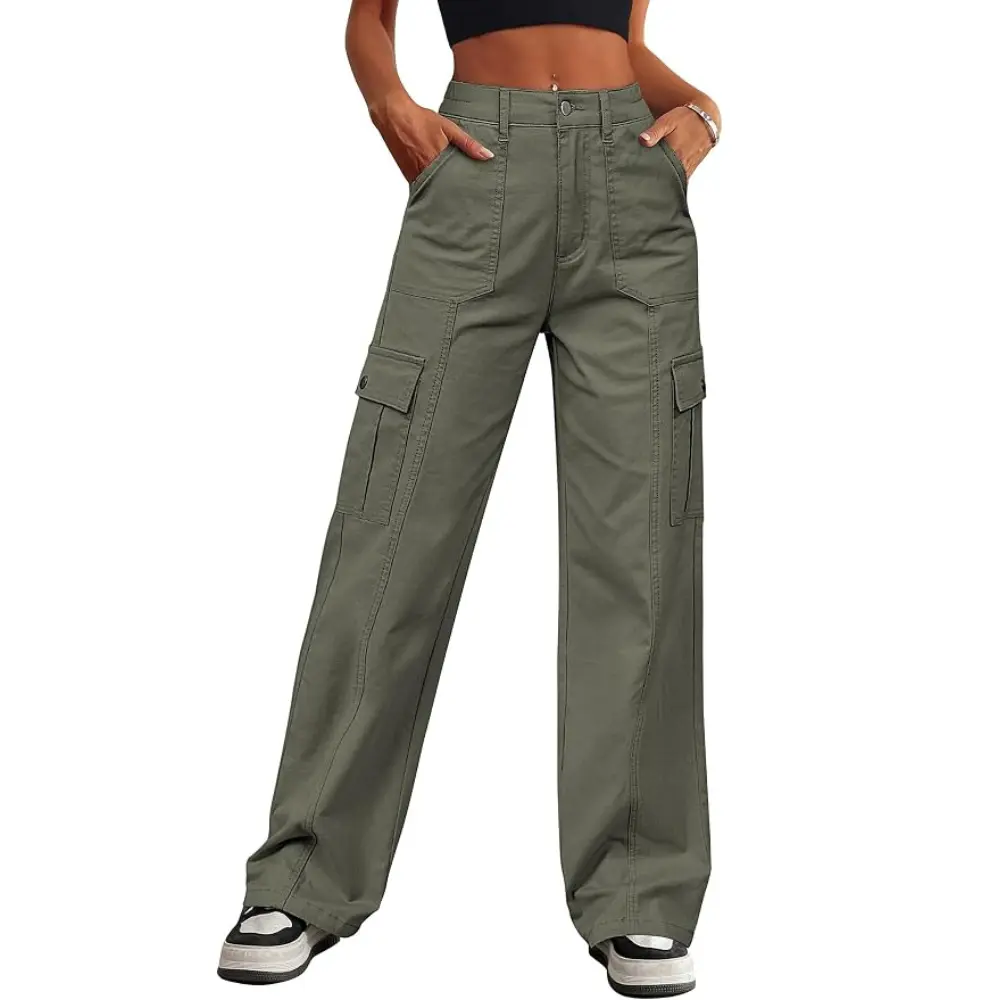 High-Waisted Cargo Pants Make Casual Style Simple and Confident - Image 4