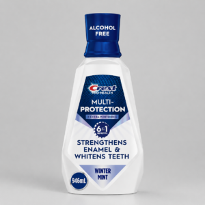 Crest extra whitening mouthwash for whitening and fresh breath