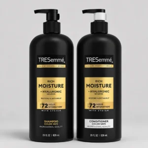 TRESemmé Rich Moisture moisturizing shampoo and conditioner with hyaluronic infusion