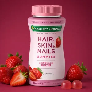 Nature's Bounty hair growth vitamins gummies for hair skin and nails