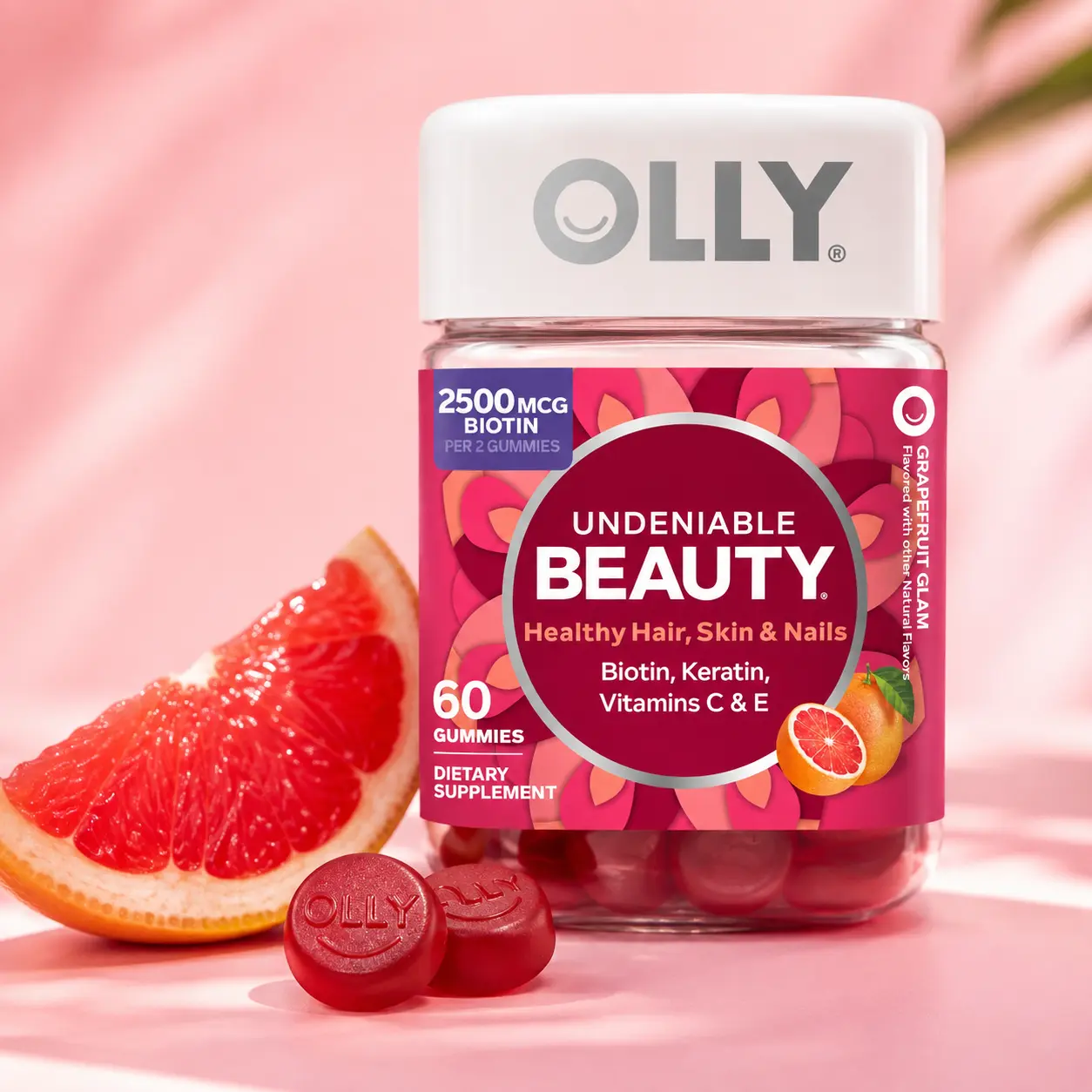 OLLY Vitamins for Hair Growth biotin gummies for healthy hair skin and nails