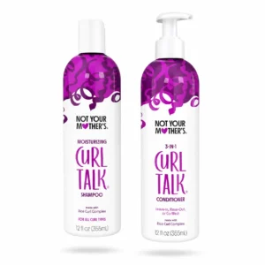 Not Your Mother's shampoo and conditioner for curly hair set with moisturizing formula for natural curls.