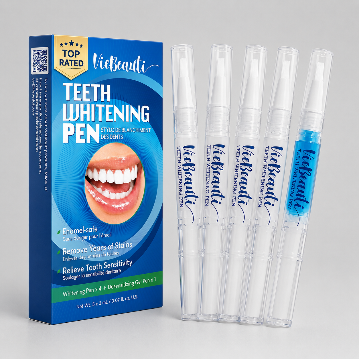 Carbamide Peroxide Teeth Whitening kit with whitening pens for an at-home whitening routine
